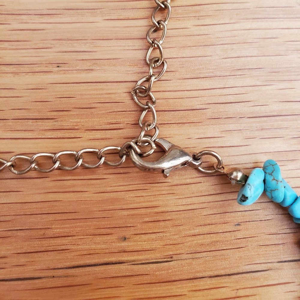 Apt. 9 Turquoise Teardrop Stone Pendant Necklace - Picture 4 of 5